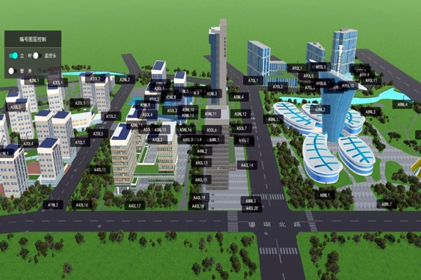 樓宇自控系統(tǒng)BIM可視平臺運行主狀態(tài)的實時顯示！